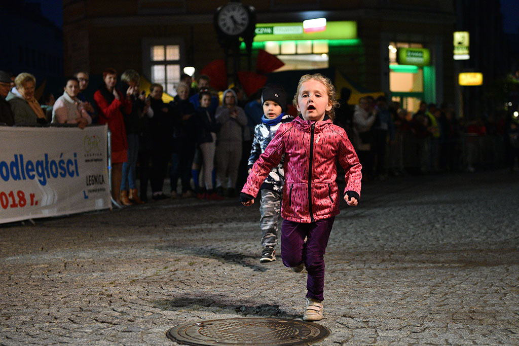 Dzieci, młodzież i kijkarze na Biegu Niepodległości