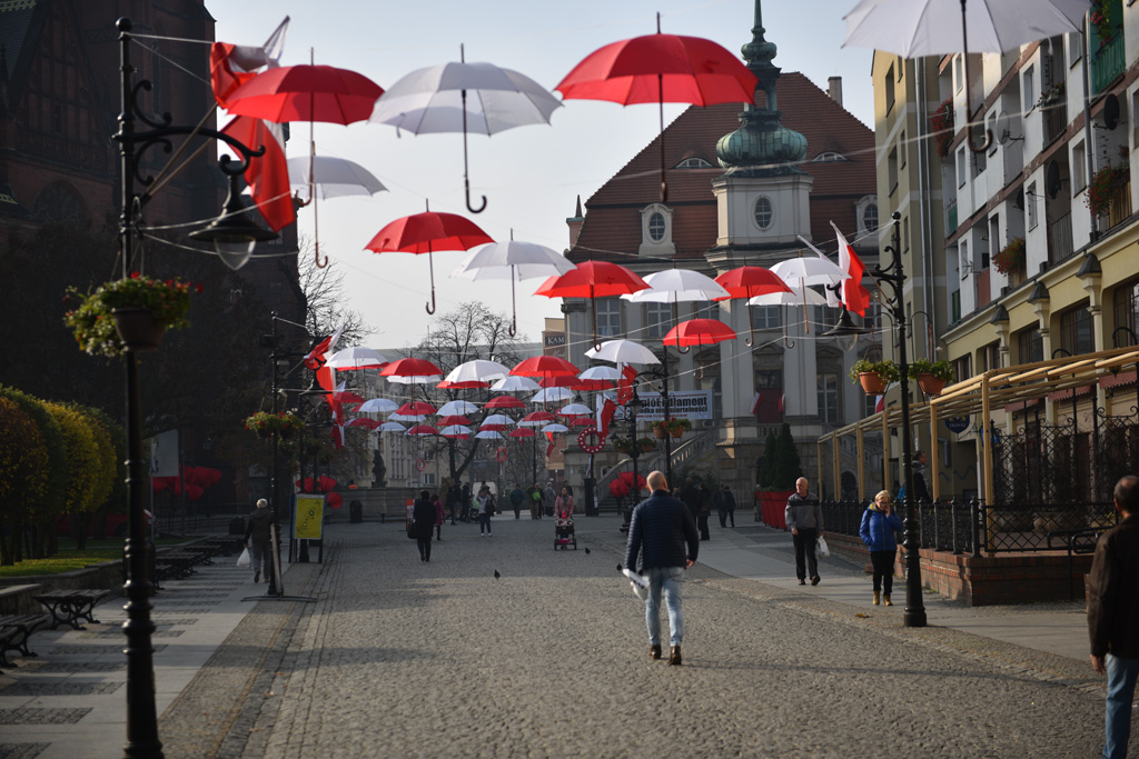 Zobaczcie jak wygląda Legnica świętująca rocznicę niepodległości