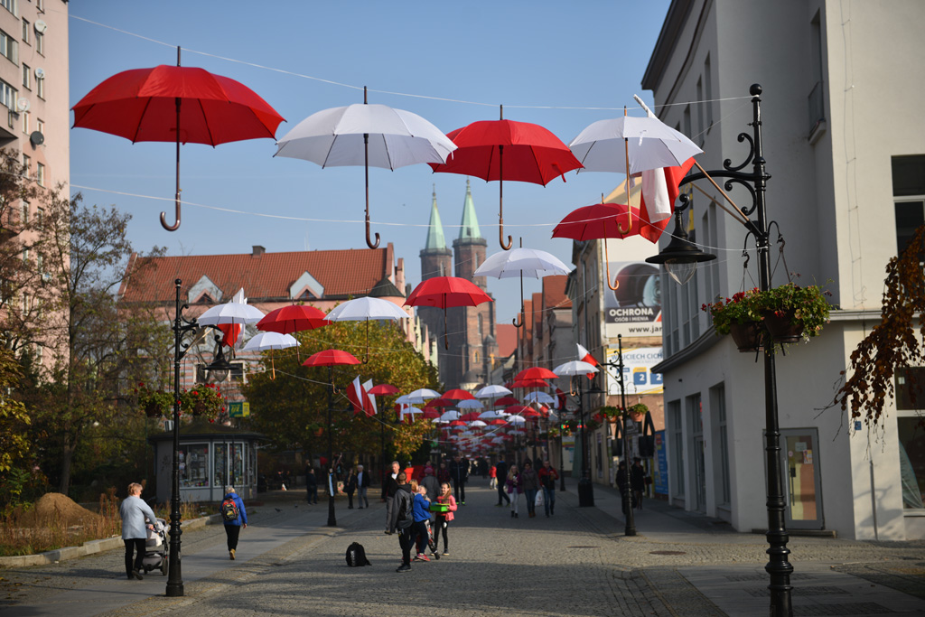 Zobaczcie jak wygląda Legnica świętująca rocznicę niepodległości