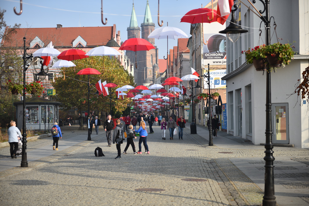 Zobaczcie jak wygląda Legnica świętująca rocznicę niepodległości