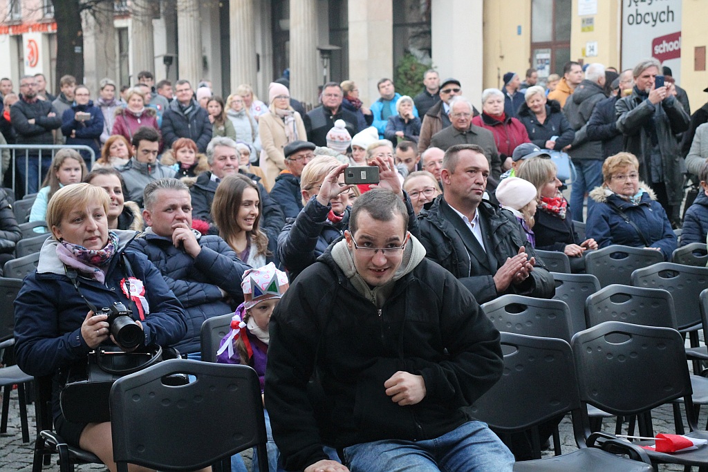 Legniczanie oglądali blok imprez z okazji święta niepodległości
