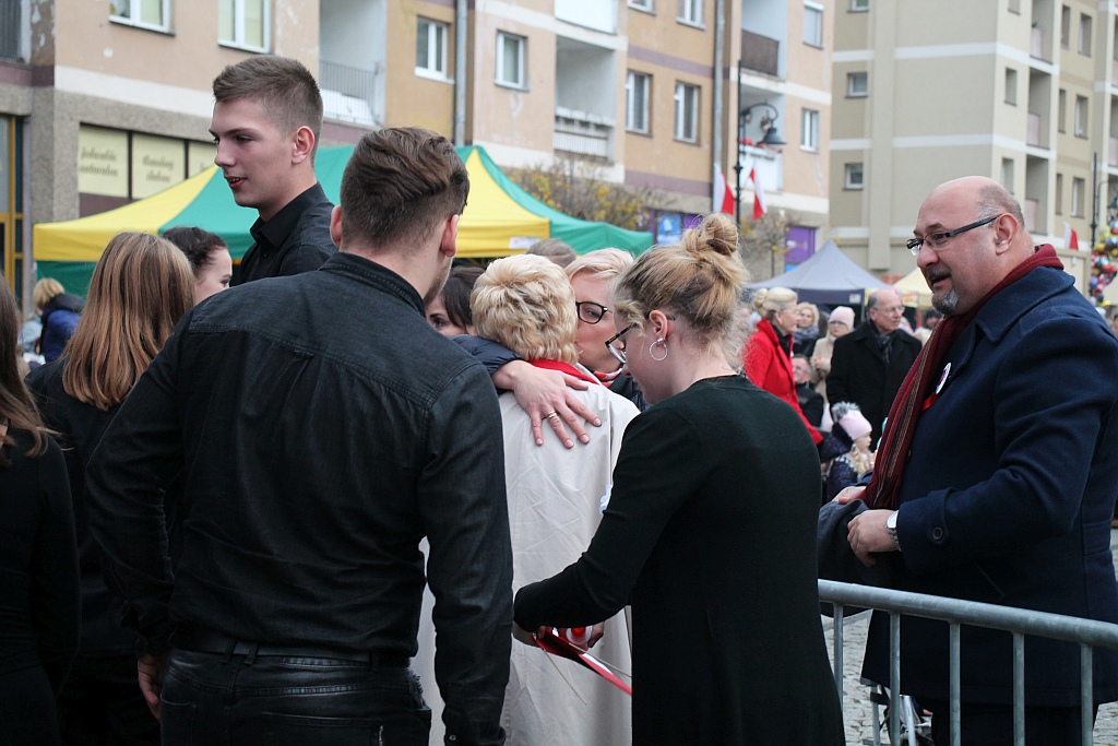 Legniczanie oglądali blok imprez z okazji święta niepodległości