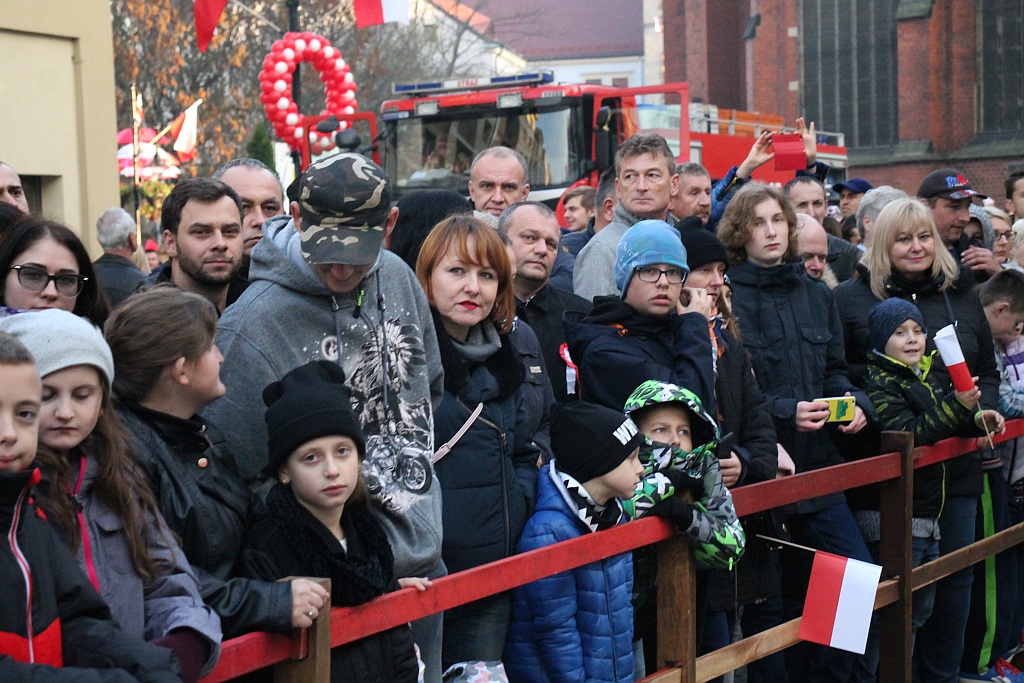 Legniczanie oglądali blok imprez z okazji święta niepodległości