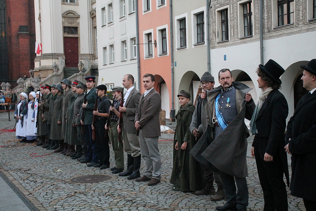 Legniczanie oglądali blok imprez z okazji święta niepodległości