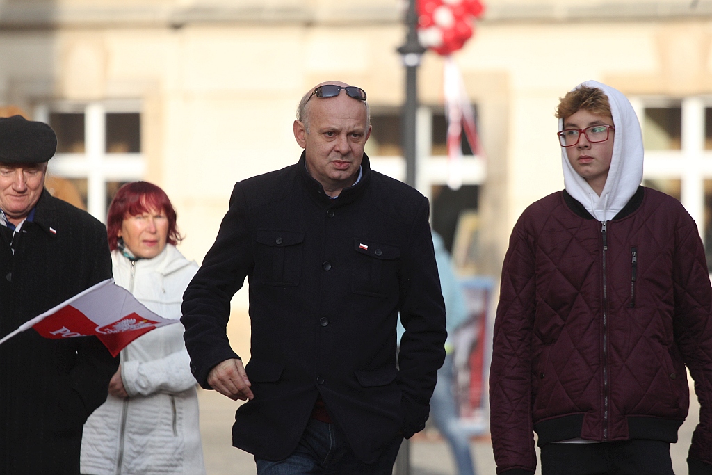 Legniczanie oglądali blok imprez z okazji święta niepodległości