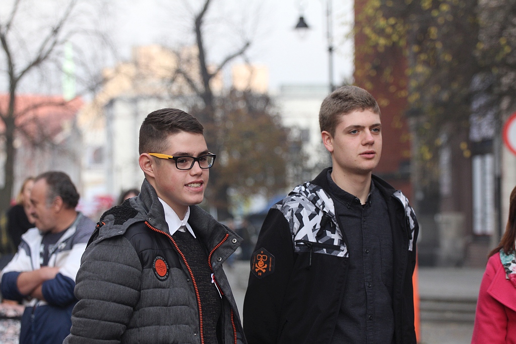 Legniczanie oglądali blok imprez z okazji święta niepodległości