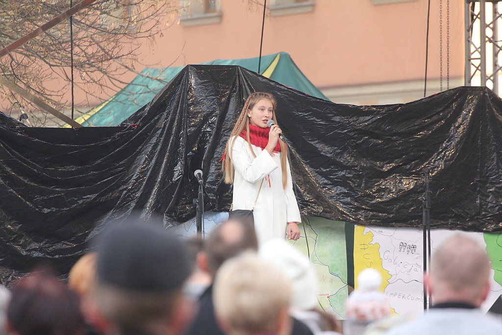 Legniczanie oglądali blok imprez z okazji święta niepodległości