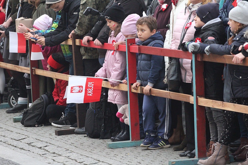 Legniczanie oglądali blok imprez z okazji święta niepodległości