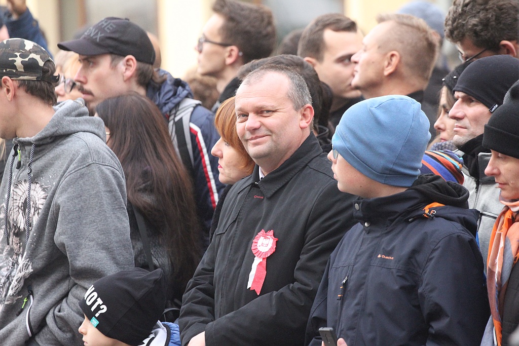 Legniczanie oglądali blok imprez z okazji święta niepodległości