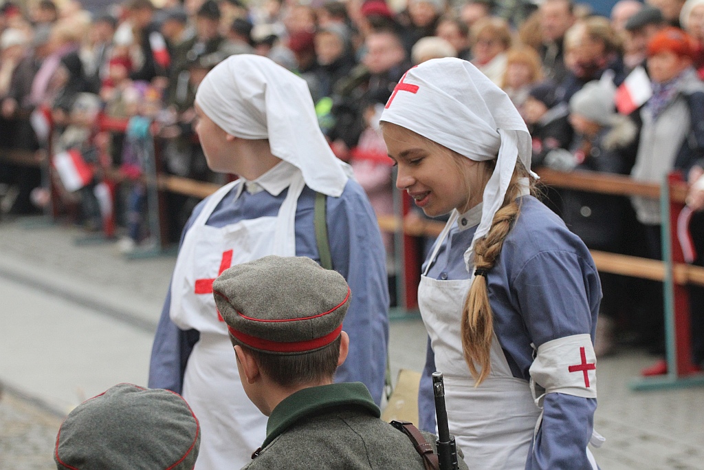 Legniczanie oglądali blok imprez z okazji święta niepodległości