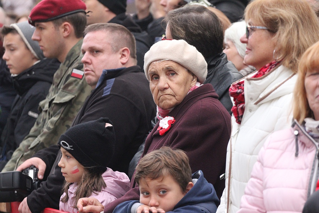 Legniczanie oglądali blok imprez z okazji święta niepodległości