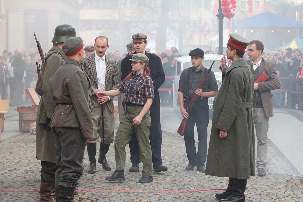 Legniczanie oglądali blok imprez z okazji święta niepodległości