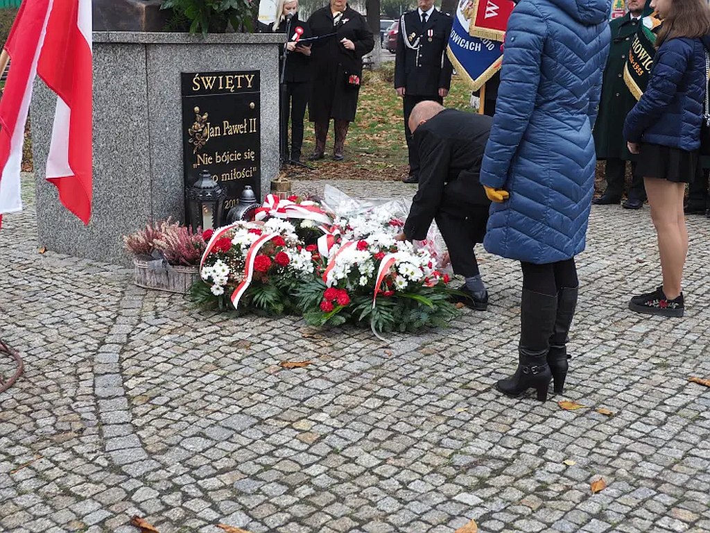 Uroczyste obchody 100 - lecia niepodległości w Prochowicach
