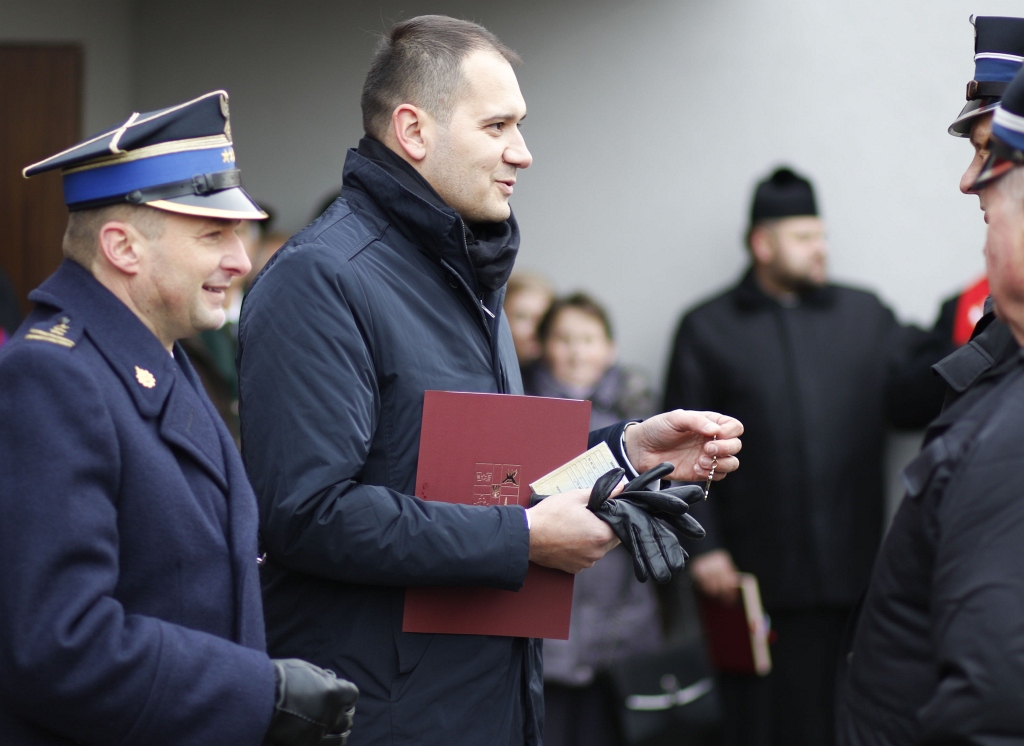 Przekazanie samochodu ratowniczo - gaśniczego OSP w Miłkowicach