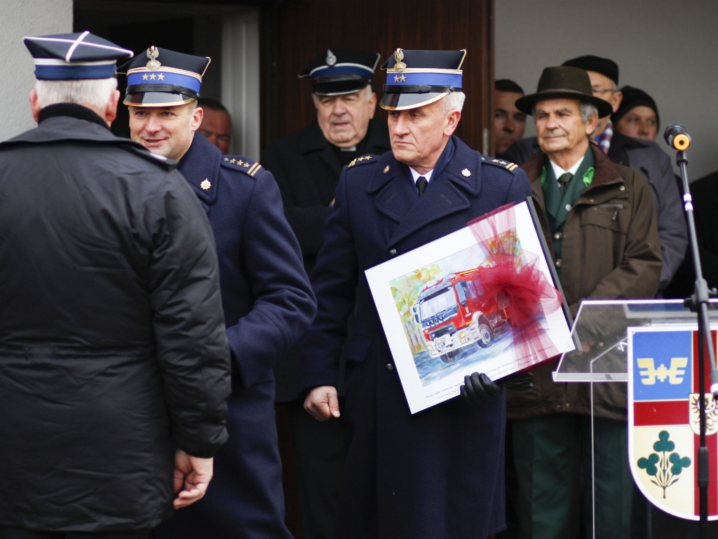 Przekazanie samochodu ratowniczo - gaśniczego OSP w Miłkowicach