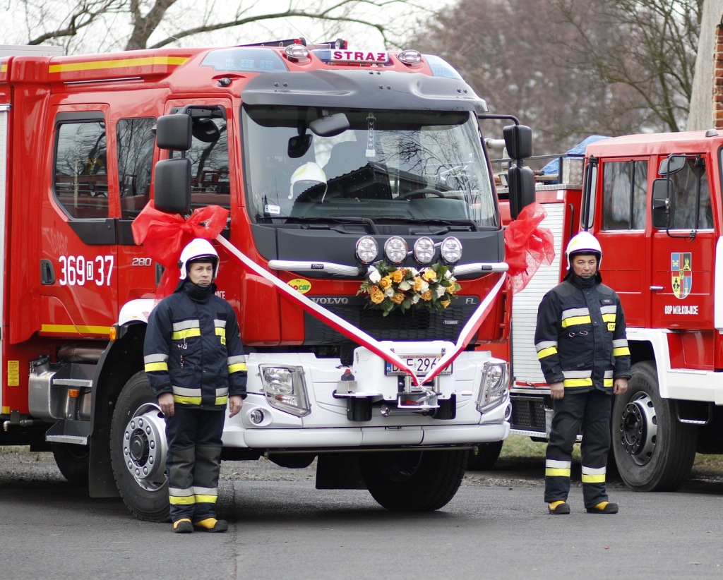Przekazanie samochodu ratowniczo - gaśniczego OSP w Miłkowicach