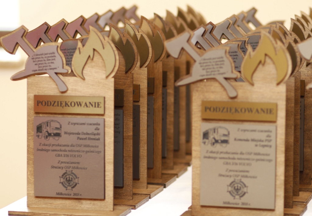 Przekazanie samochodu ratowniczo - gaśniczego OSP w Miłkowicach