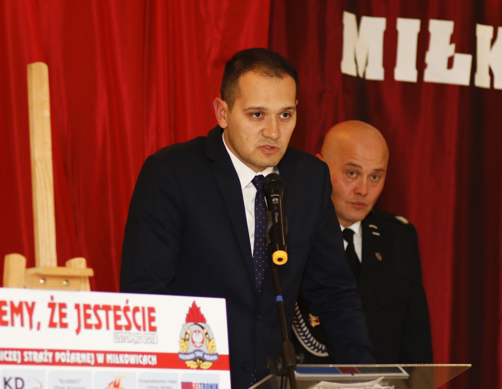 Przekazanie samochodu ratowniczo - gaśniczego OSP w Miłkowicach