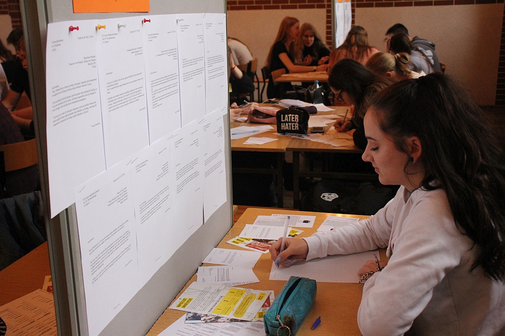 Maraton Pisania Listów w II Liceum Ogólnokształcącym w Legnicy