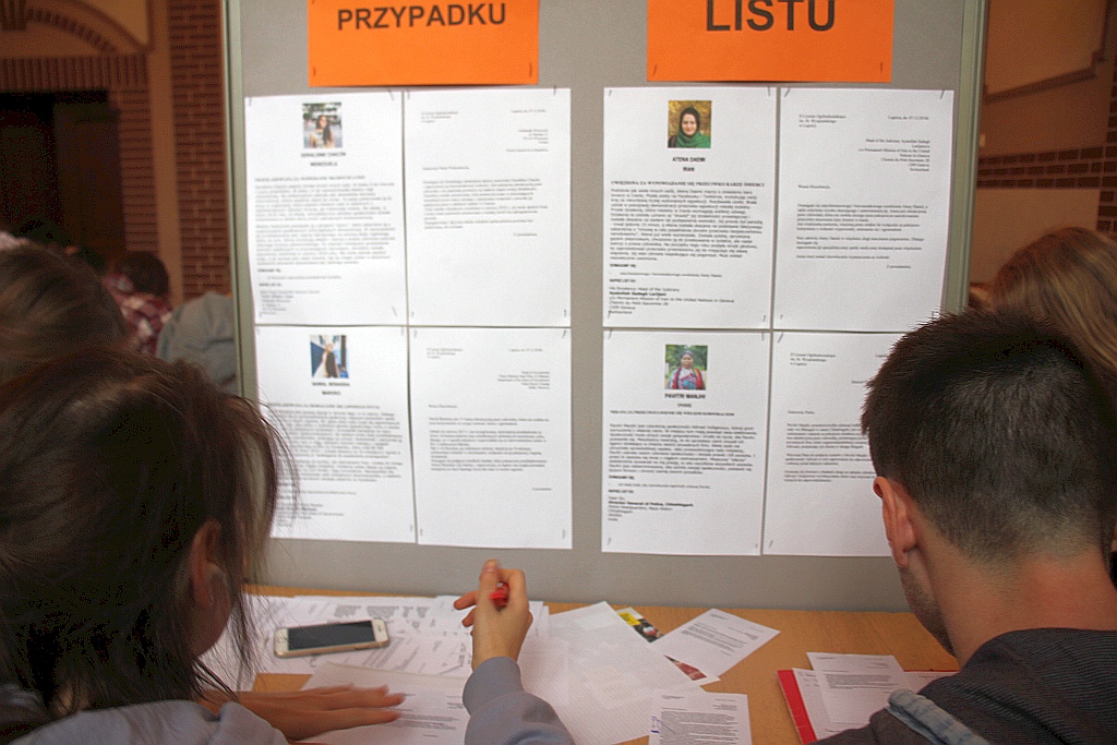 Maraton Pisania Listów w II Liceum Ogólnokształcącym w Legnicy