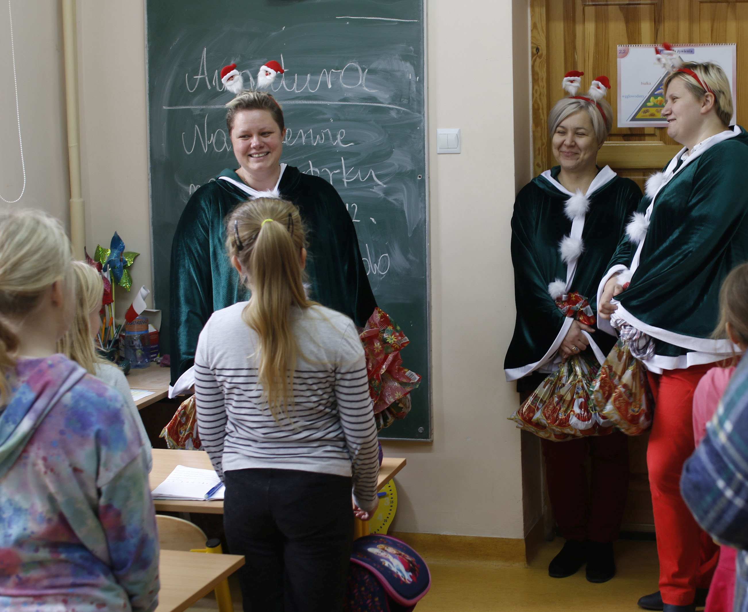 Mali mieszkańcy gminy Miłkowice obdarowani przez Mikołaja