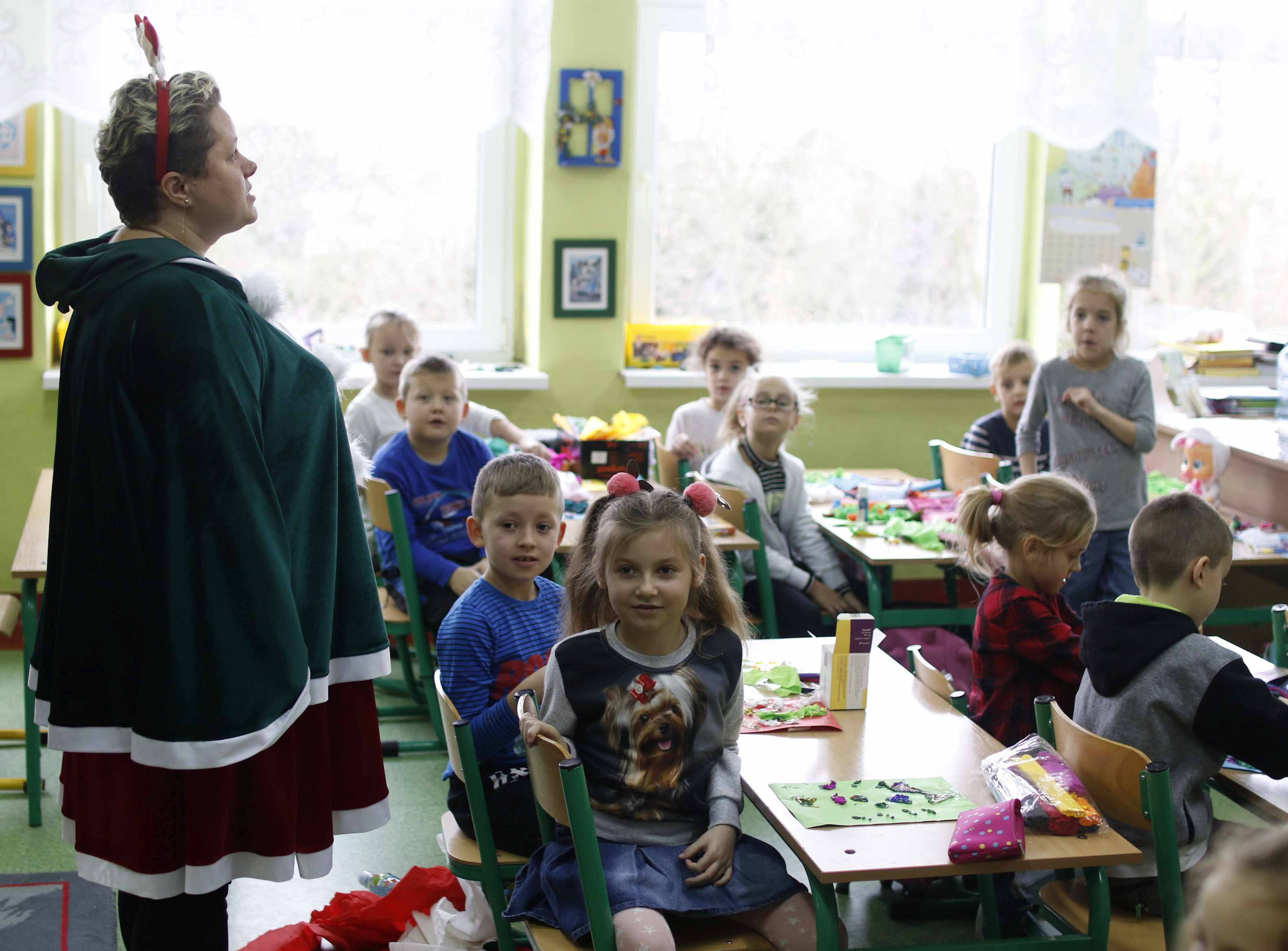 Mali mieszkańcy gminy Miłkowice obdarowani przez Mikołaja