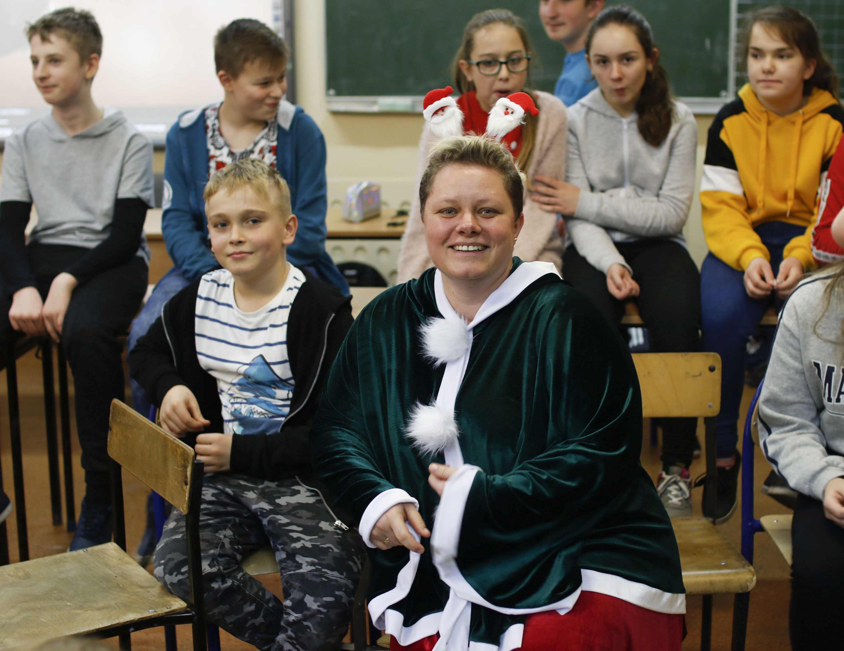 Mali mieszkańcy gminy Miłkowice obdarowani przez Mikołaja