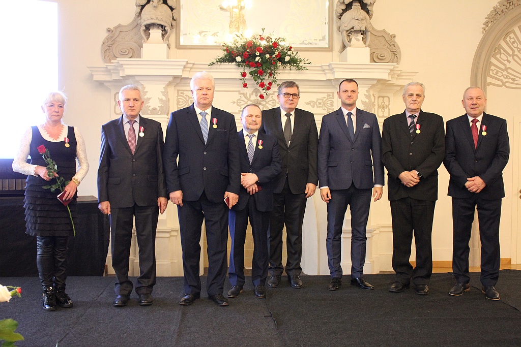 Pracownicy KGHM Zanam zostali odznaczeni z okazji Barbórki