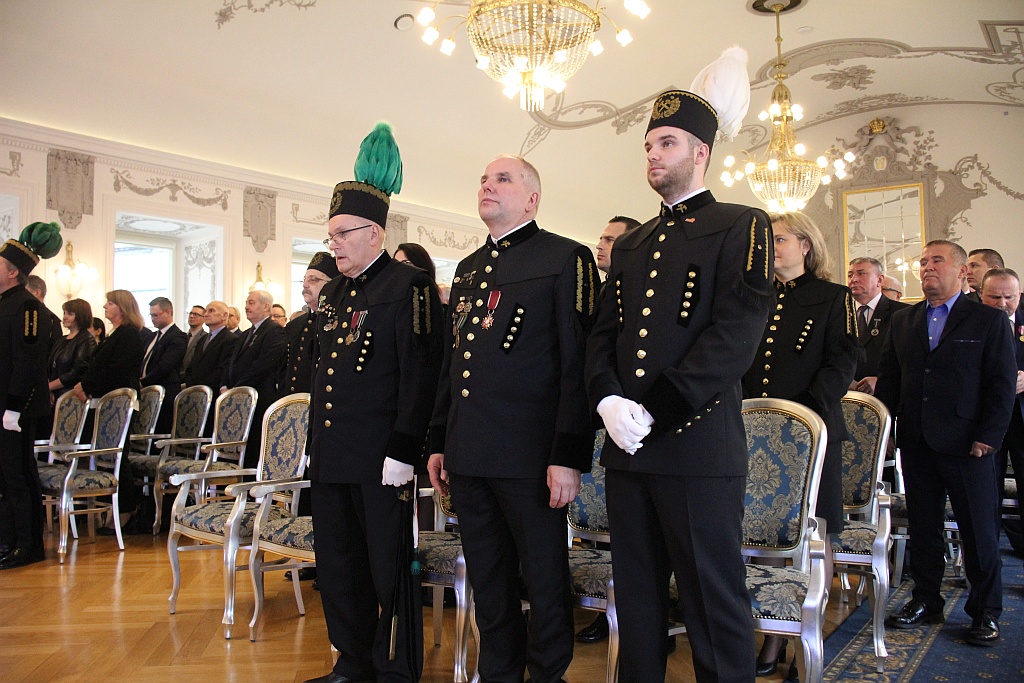 Pracownicy KGHM Zanam zostali odznaczeni z okazji Barbórki