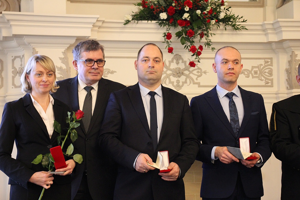 Pracownicy KGHM Zanam zostali odznaczeni z okazji Barbórki
