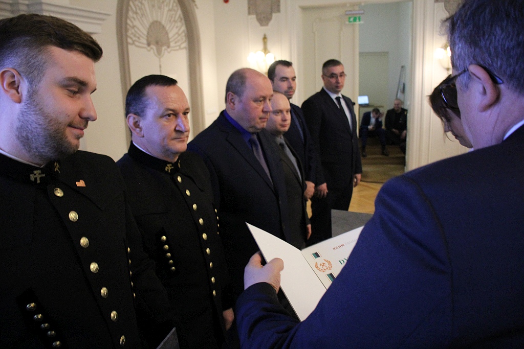 Pracownicy KGHM Zanam zostali odznaczeni z okazji Barbórki