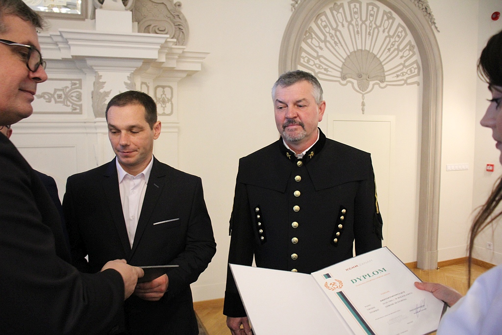 Pracownicy KGHM Zanam zostali odznaczeni z okazji Barbórki