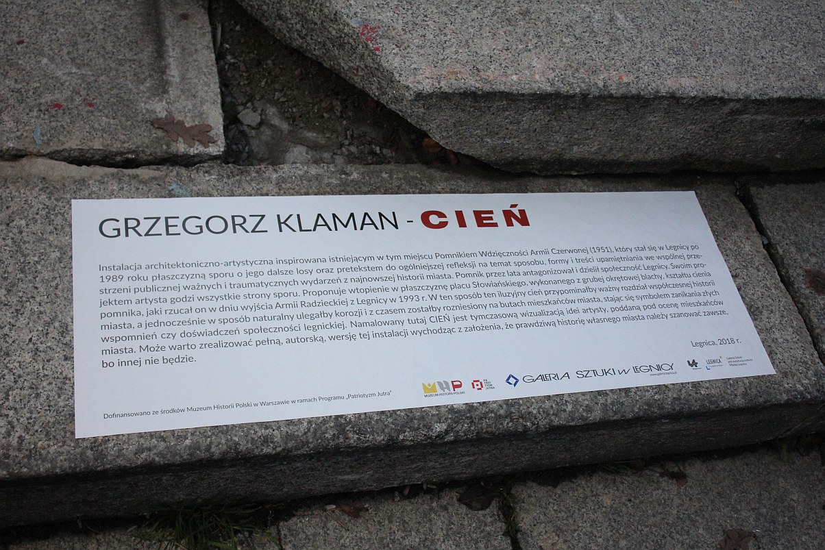 Powstał CIEŃ pomnika, któego już nie ma