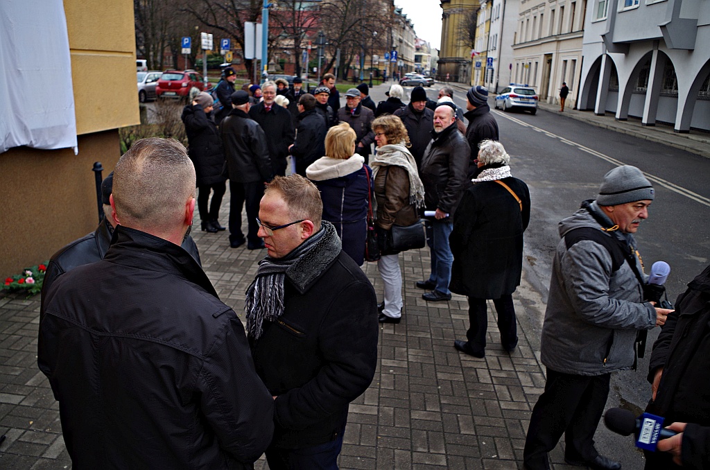 Odsłonięcie tablicy Paula Löbe legniczanina, wybitnego polityka