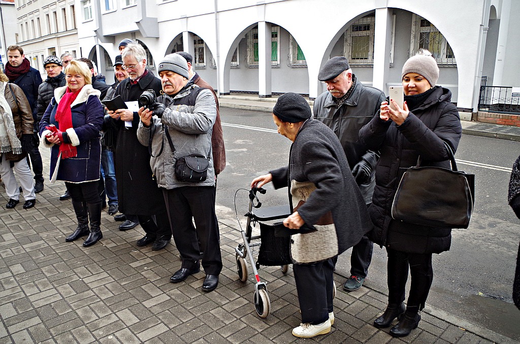 Odsłonięcie tablicy Paula Löbe legniczanina, wybitnego polityka