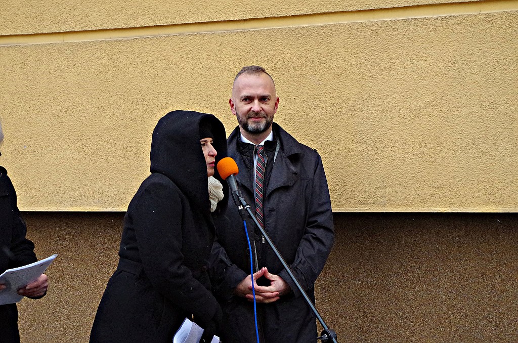 Odsłonięcie tablicy Paula Löbe legniczanina, wybitnego polityka
