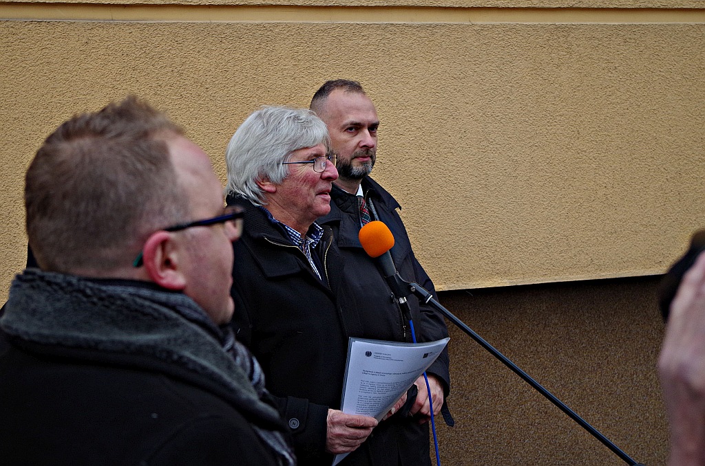 Odsłonięcie tablicy Paula Löbe legniczanina, wybitnego polityka