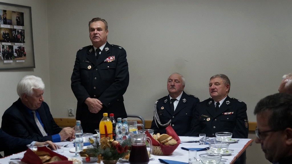 Strażackie spotkanie opłatkowe w OSP w Kunicach