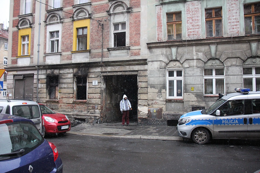 Spalił się pustostan w budynku mieszkalnym na ulicy Daszyńskiego