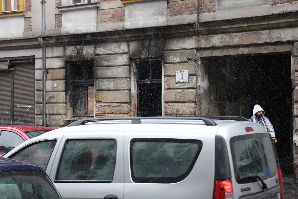 Spalił się pustostan w budynku mieszkalnym na ulicy Daszyńskiego