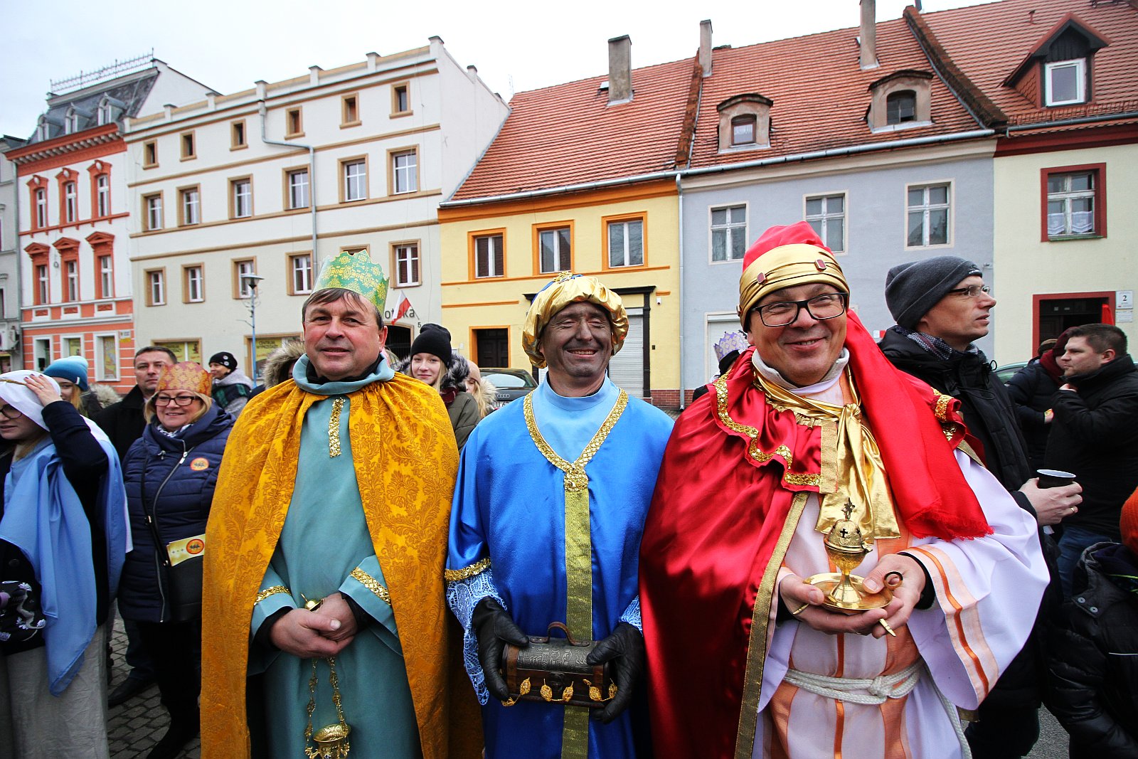 Orszak Trzech Króli zakończył się w prochowickim Rynku