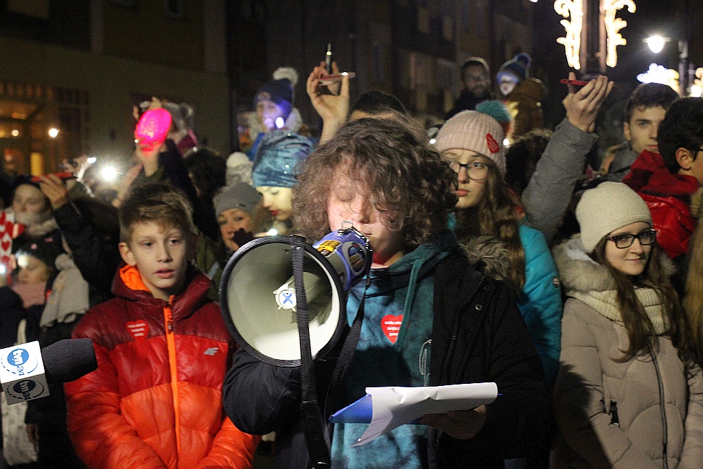 Legniczanie wsparli Jurka Owsiaka tworząc 