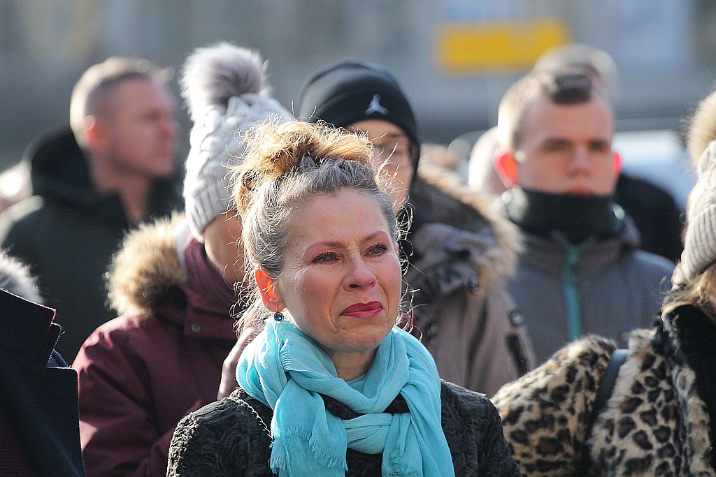 Legniczanie także pożegnali Pawła Adamowicza