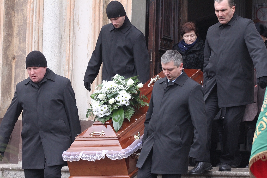 Pogrzeb Franciszka Szlapińskiego znanego legnickiego pedagoga