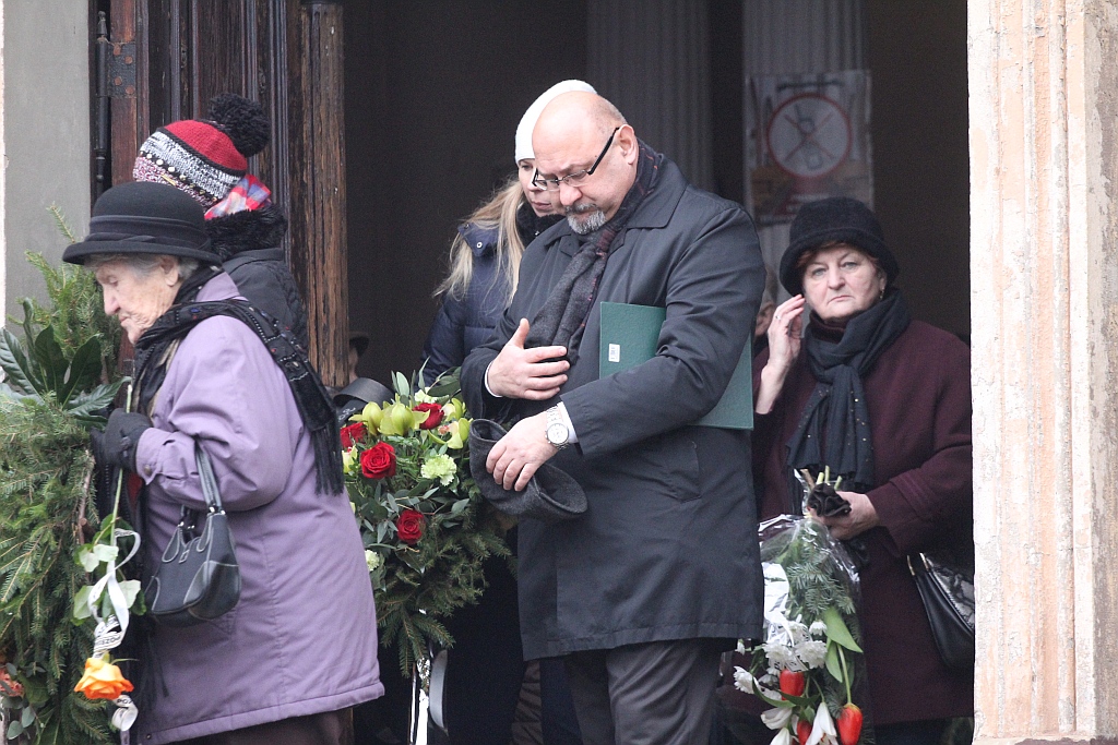 Pogrzeb Franciszka Szlapińskiego znanego legnickiego pedagoga