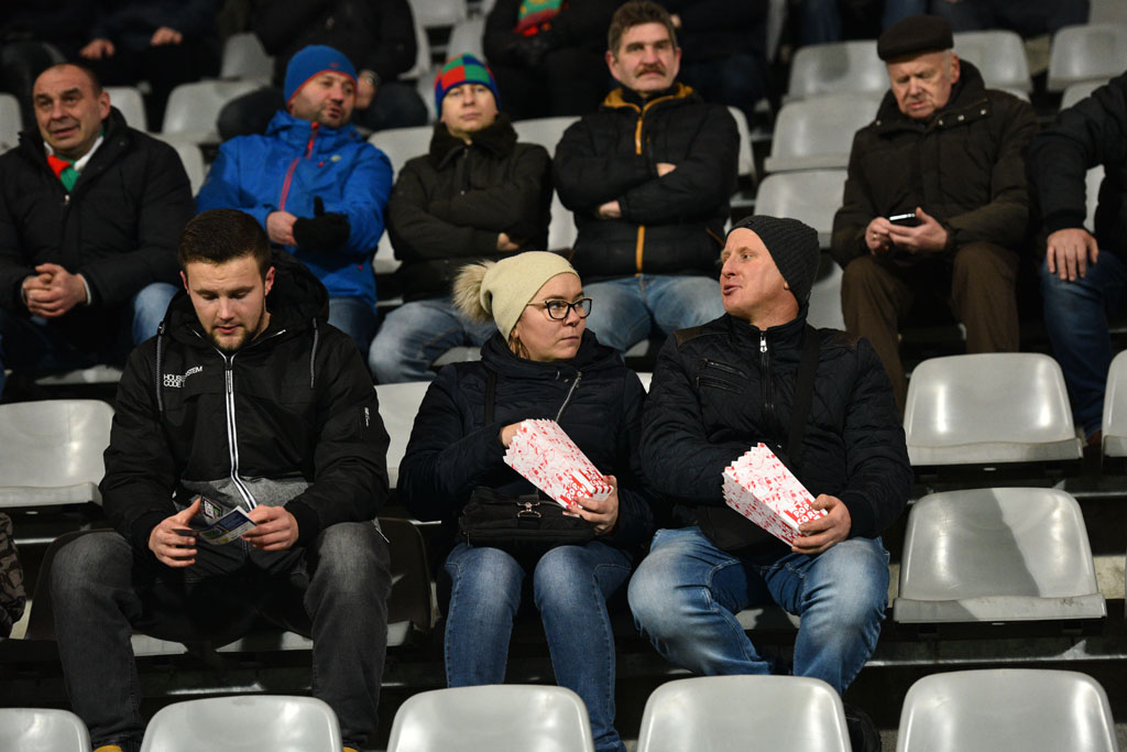 Zobaczcie jak kibicowaliście „Miedziance” w meczu z „Jagą”