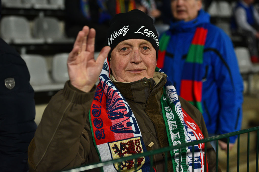 Zobaczcie jak kibicowaliście „Miedziance” w meczu z „Jagą”