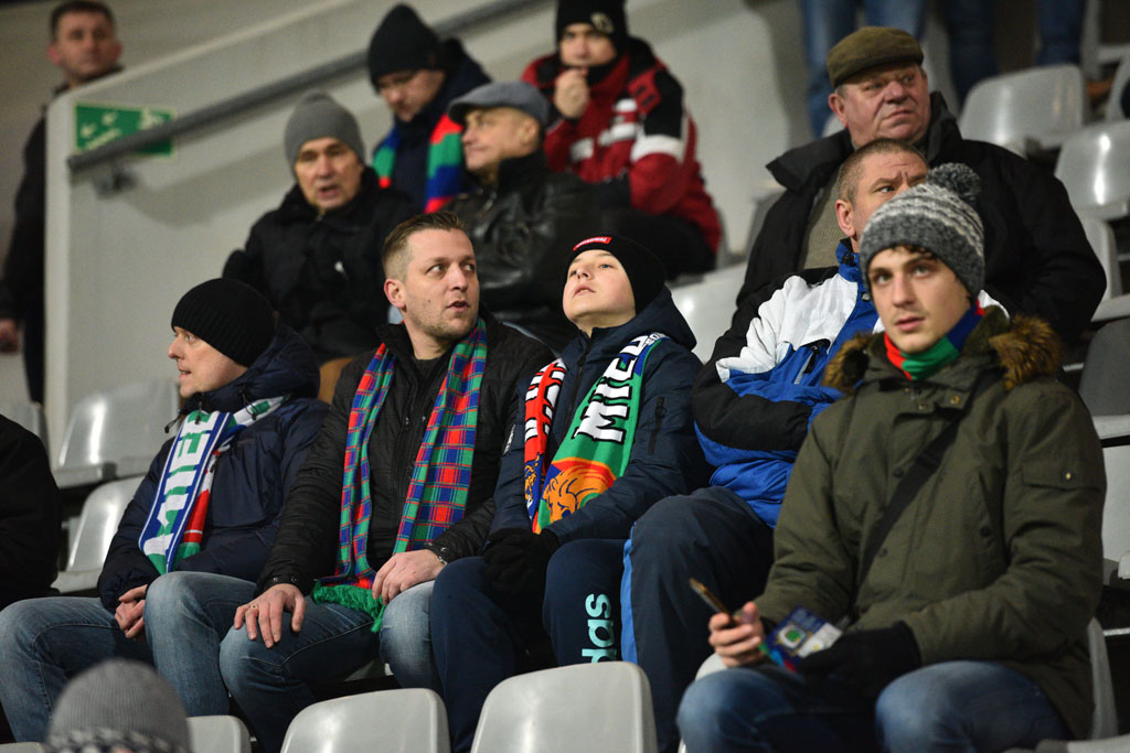 Zobaczcie jak kibicowaliście „Miedziance” w meczu z „Jagą”