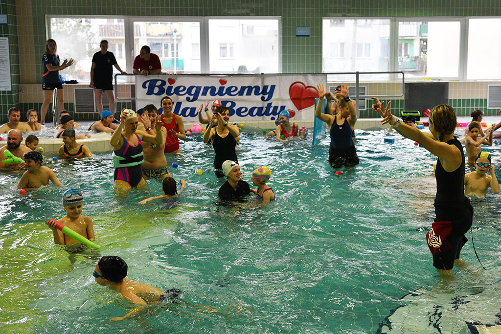 Niedzielny maraton aqua fitness dla Beaty Radomskiej