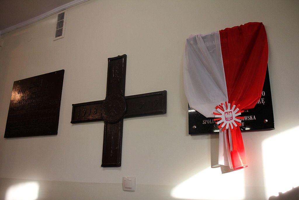 Odsłonięcie tablicy upamiętniającej Powstanie Wielkopolskie